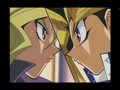 Yugi vs Mai:THE LEGENDARY BLACK LUSTER SOLDIER the duelist kingdom semi finals! Full fight (English)
