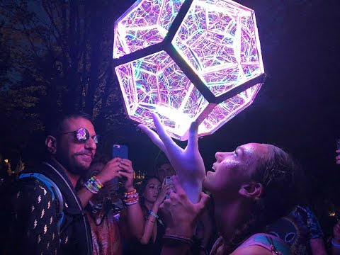 Coolest festival totem aka CARL spotted at Electric Forest 2018