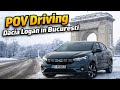 Așa E Să Conduci în București Cu O Dacia Logan 3 ECO G POV Driving Mi S A Furat Masina