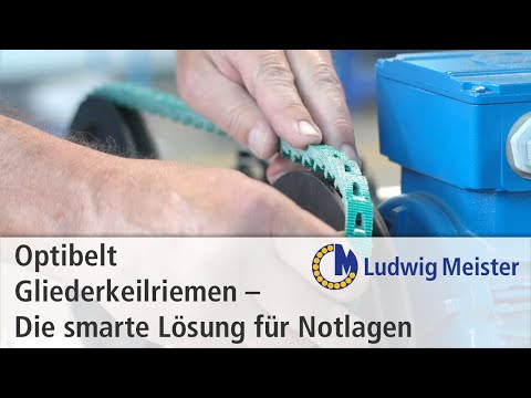 The ingenious emergency solution - Optibelt link V-belts: Always the right length, easy to install!