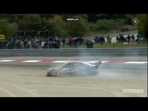 DTM 2009 Dijon Bakkerud Seidlitz Kollision