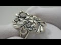 Відео огляд Срібна каблучка 67кю