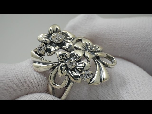 Срібна каблучка 67кю Відео огляд