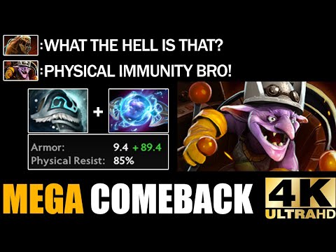 ULTIMATE TANK LORD Timbersaw With 99 Armor + Max HP Regen Epic Mega Creeps Comeback Dota 2