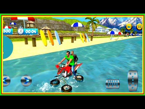 ATV Quad Bike Taxi Simulator - Modern City - Best Android Gameplay HD 😊