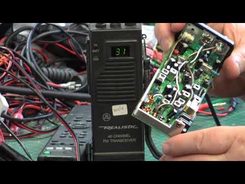 Realistic TRC1012 CB27/81 UK FM 2.5W 40ch CB handheld - On The Air test