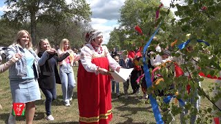 В селе Черсево в честь праздника Святой Троицы провели фестиваль «Русская берёзка»