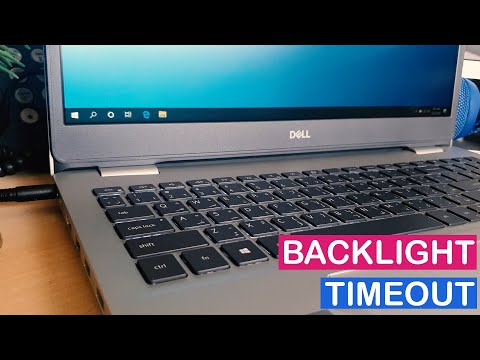 How to change the Keyboard backlight timeout on Dell Inspiron 15 5000 Laptop