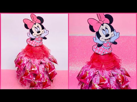 DIY Minnie Mouse Candy Dress for Birthday Party / DIY...