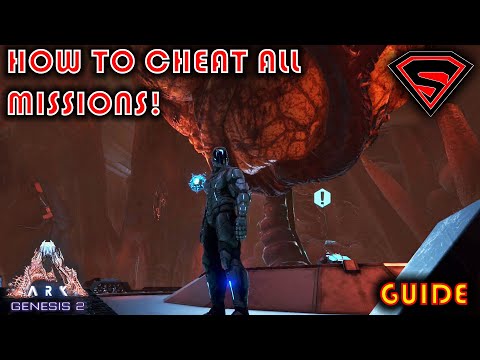 ARK GENESIS 2 HOW TO CHEAT ALL MISSIONS, ADD HEXAGONS AND ACTIVATE THE BOSS BATTLE
