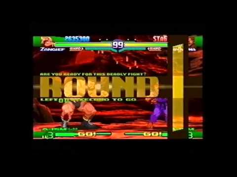Street Fighter Alpha 3-Zangief's World Tour vs Shin Akuma
