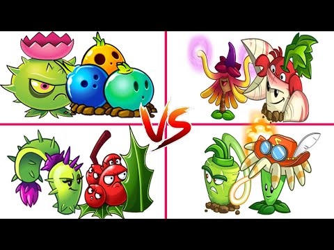 Random 16 Best Team Plants - Who Will Win - PvZ 2 Team Plant
