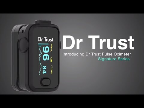 Dr trust usa fingertip pulse oximeter - signature series - h...