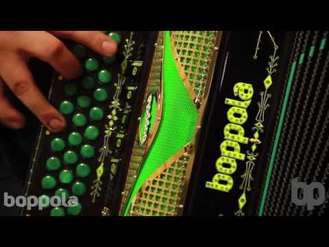 boppoa accordions - nero verde - folk 77