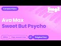 Ava Max - Sweet but Psycho (Karaoke Piano)