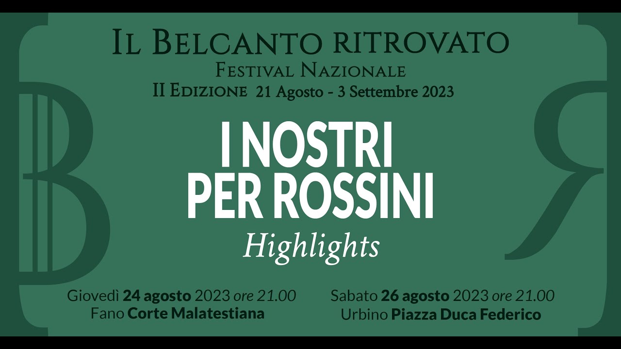 IBR 2023 - I Nostri per Rossini
