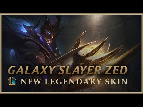 LEAGUE OF LEGENDS - NEW Galaxy Slayer Zed Legendary Skin | Tear The Worlds Asunder Trailer 2019 (HD)