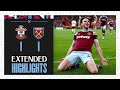 Extended Highlights | Southampton 1-1 West Ham | Premier League