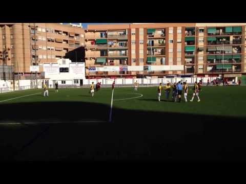 Gol del Rayo SAB al Burjassot. Debut de Murillo.