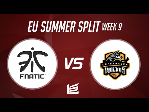 EU LCS 2014 Summer W9D1: Fnatic vs Copenhagen Wolves Highlights