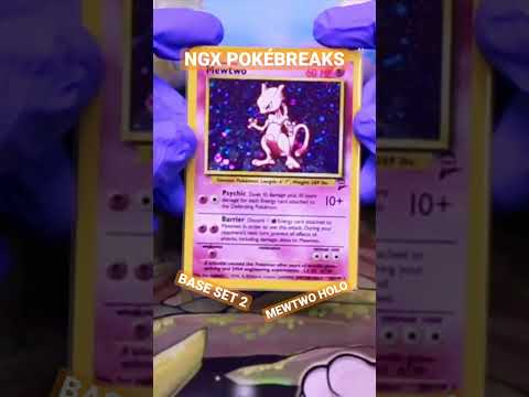 Mewtwo Holo Base Set 2 Vintage Pokemon #pokemon #pokemontcg #pokemoncommunity #viral #viralvideo