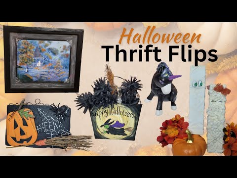 Halloween Thrift Flips | Halloween Home Décor