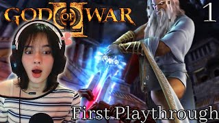 This is already CRAZY! | First time playing God of War 2 | Let's Play [1]