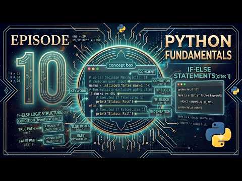 Python Control Flow The If Else Backup Plan Python For Beginners Ep 10