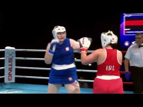 Semifinals (W81+KG) D`ARCY CLIONA ELIZABETH (IRL) vs  BOCHEN WERONIKA MAJA (POL) | IBA YWBChs 2022