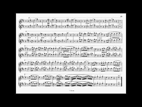 Sonatine 4 in D-Dur aus „Jugendfreuden“ op.163 von A. Diabelli, Klavier vierhändig, leicht gekürzt