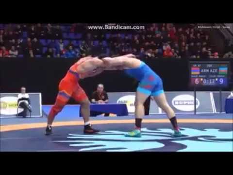 Güleşçimiz İslam Abbasov 6-3 irelide olan ermenini 20 saniyede bele meğlub etdi