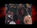 Kane Chokeslams The Undertaker Through the Ring & Rides his Motor cycle