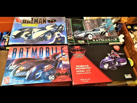Model Unboxing #13 Part 1: Some Batman Model Kits