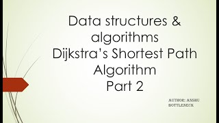 Download the video "Dijkstra’s Shortest Path Algorithm Part 2 Scala"