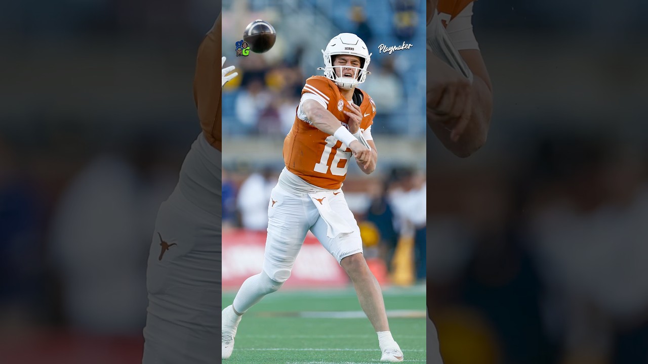 Austin might be Coach Sark’s biggest weapon 👀 #getgotpod #marshawnlynch #coachsark #archmanning