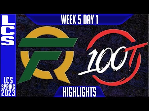 FLY vs 100 Highlights | LCS Spring 2023 W5D1 | FlyQuest vs 100 Thieves