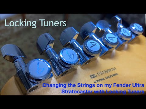 Locking Tuners - Changing the Strings on a Fender Ultra Stratocaster HSS