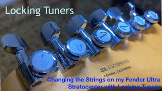 Locking Tuners - Changing the Strings on a Fender Ultra Stratocaster HSS