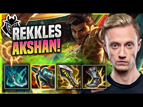 REKKLES IS SO CLEAN WITH AKSHAN IN NORMAL! - G2 Rekkles Plays Akshan ADC vs Tristana! |