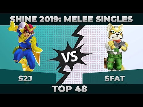 S2J vs SFAT - Winners' Semifinals: Melee Singles: Top 48 - Shine 2019 | Captain Falcon vs Fox