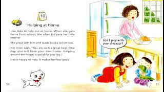 For beginners| One story a day| Book 2 - 10 Helping at Home