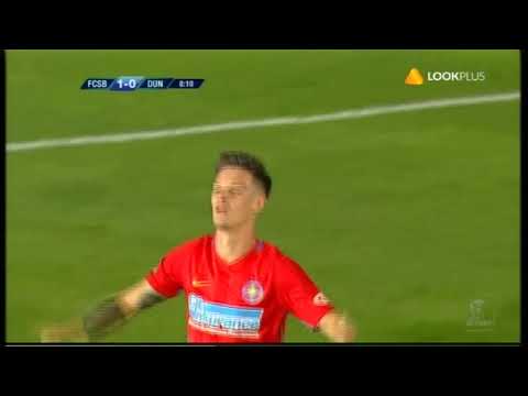 Denis Man deschide scorul in minutul 7: FCSB - Dunarea Calarasi /  Liga 1 - Etapa 9