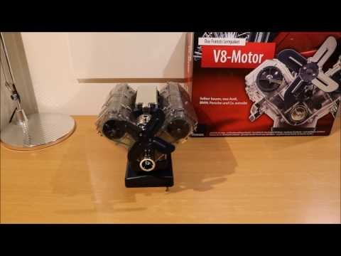 Unpacking, Mounting and Operation FRANZIS V8-Motorcycle Engine