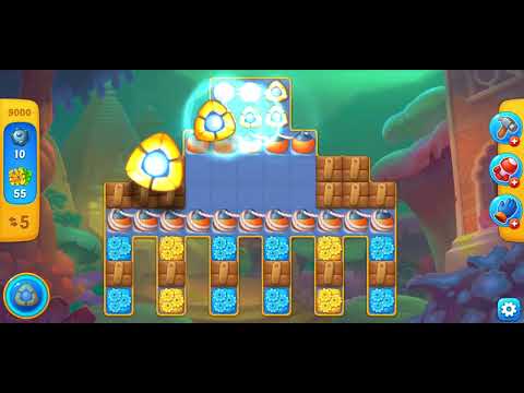 how to pass level 9000 fishdom