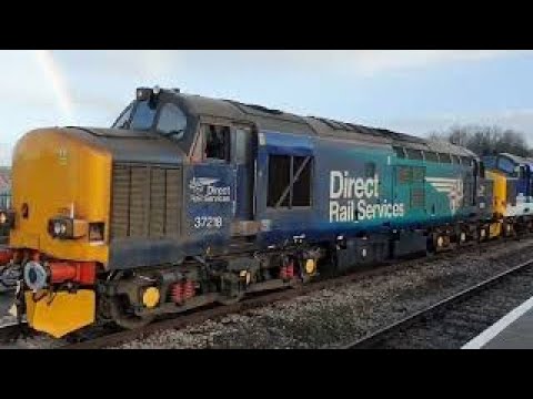 DRS 37218 + RW 37425 'Concrete Bob' on ecs mk1's to Bristol Kingsland 11/03/22