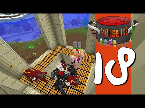Modsauce: A Minecraft Modded LP - E18 Infinite Iron/Gold & Wither Skulls