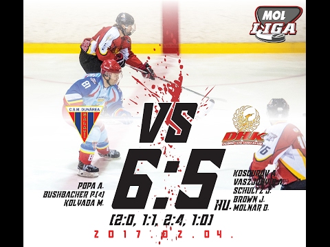 MOL215 Dunarea Galati - Debreceni HK   6:5 hu. (2:0, 1:1, 2:4, 1:0) 2017.02.04