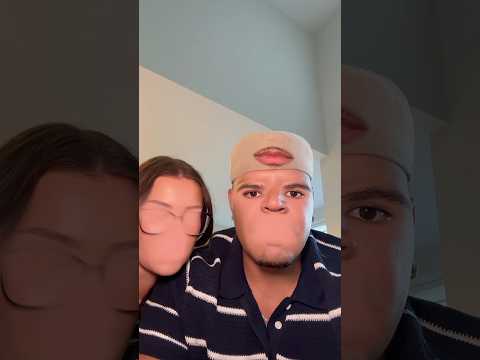 first perfect face wins 👀👃 *charlesandsylvia *wolfieandsylvia *couples ▶1:33