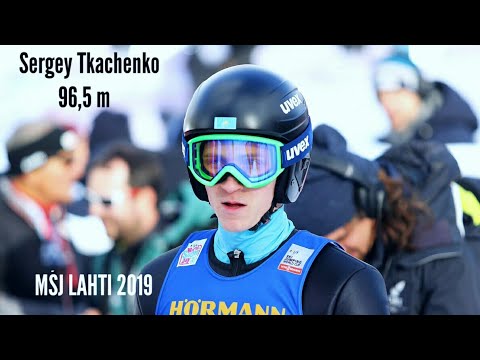 Sergey Tkachenko 96,5 m (24.01.2019). MŚJ Lahti 2019.