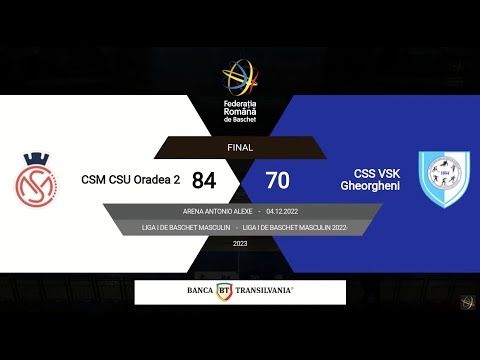 L1BM 2022-2023: CSM CSU Oradea 2 - CSȘ VSK Gheorgheni